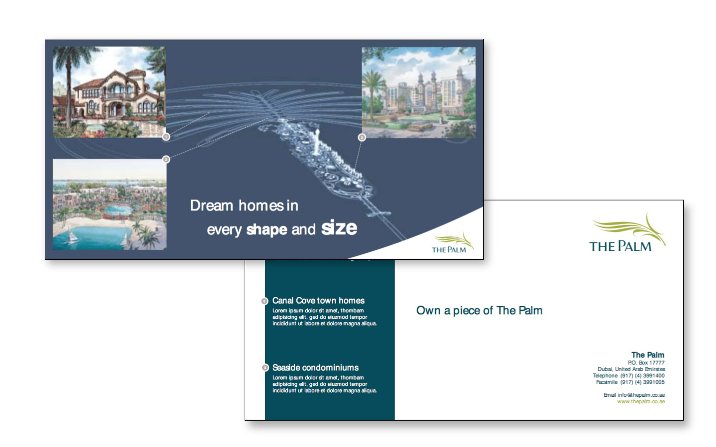 Sales Collateral and advertising