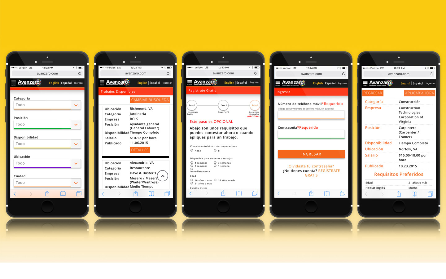 Mobile UI/UX