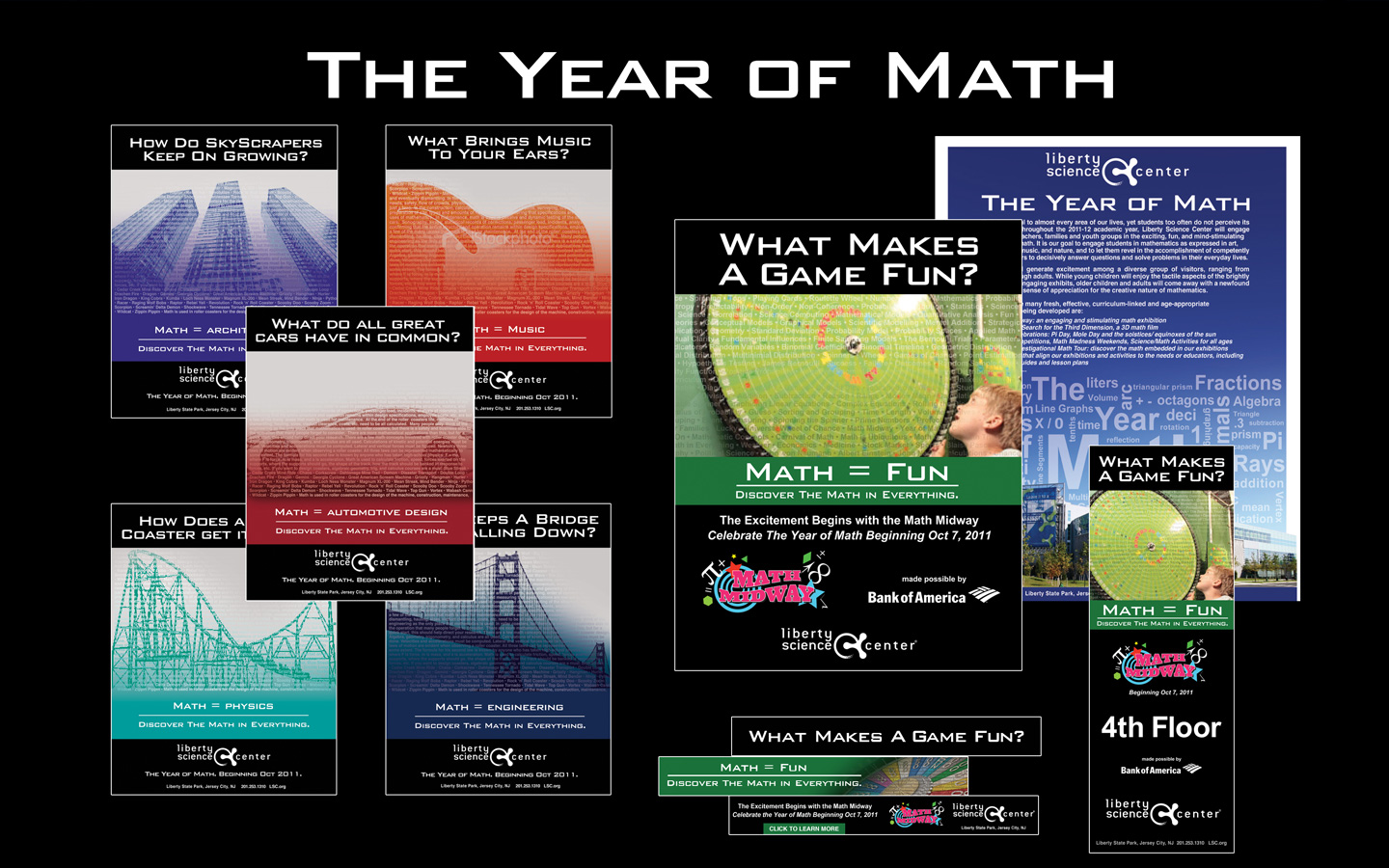 Year of Math campaign advertising